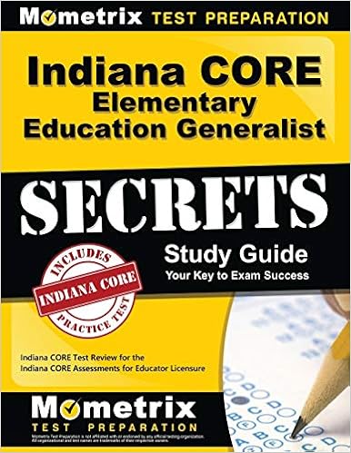Indiana Core Elementary Education Generalist Secrets Study