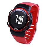 EZON Running Training Series Step gauge calories electronic running watch Unisex T029B06 Red