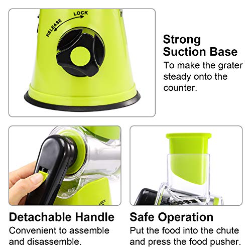 5 Rotary+Cheese+Grater+Vegetable+Chopper