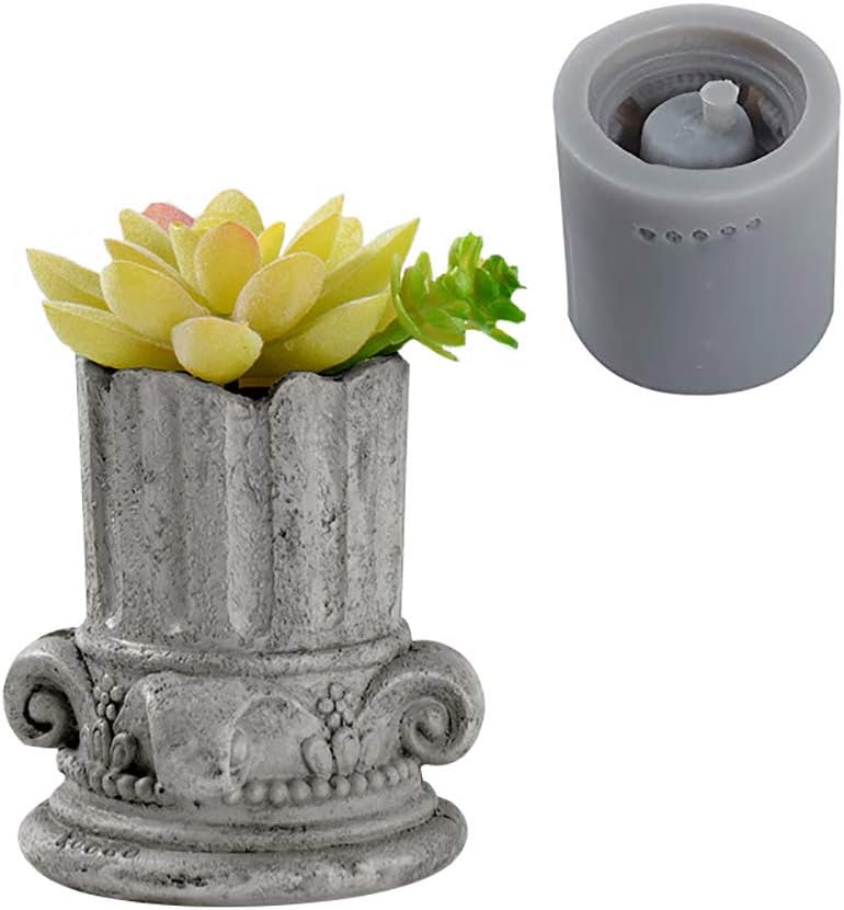 Amazon.com: European Pot Molds Concrete Planter Molds Roman Column