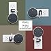 Dot Genie Affordable Essentials Outlet Wall Mount Hanger Stand for Amazon Echo Dot 2nd Generation, The Slimmest Low-Profile Mount Available (Black, 1-Pack)
