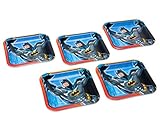 American Greetings Batman Party Supplies, Disposable Paper Dessert Plates, 40-Count
