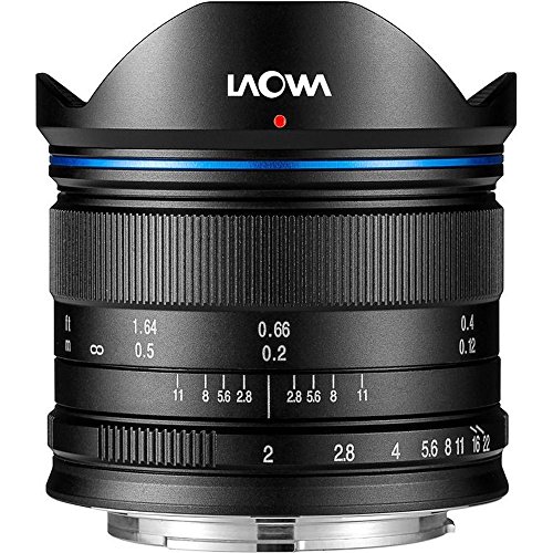 Laowa VE7520MFTSTBLK 7.5-mm Lens for Micro 4/3 Cameras (16.9 MP, HD 720 P), Black