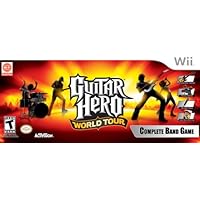 Wii Guitar Hero World Tour Band Kit