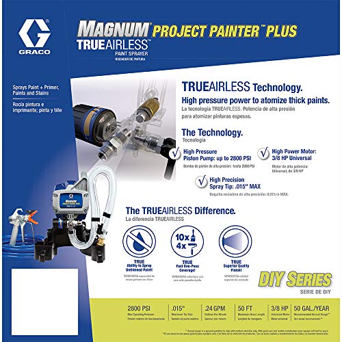 Graco Magnum 257025 Project Painter Plus Paint Sprayer & 243104 Pump