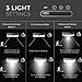 Utech 118 High Bright Solar LED Lights, Solar Powered Motion Sensor Lamp Waterproof & Wire Free Wall Lights for Outside Doors, Garden, Pathway, Garage, Step and Backyard Lighting (1)