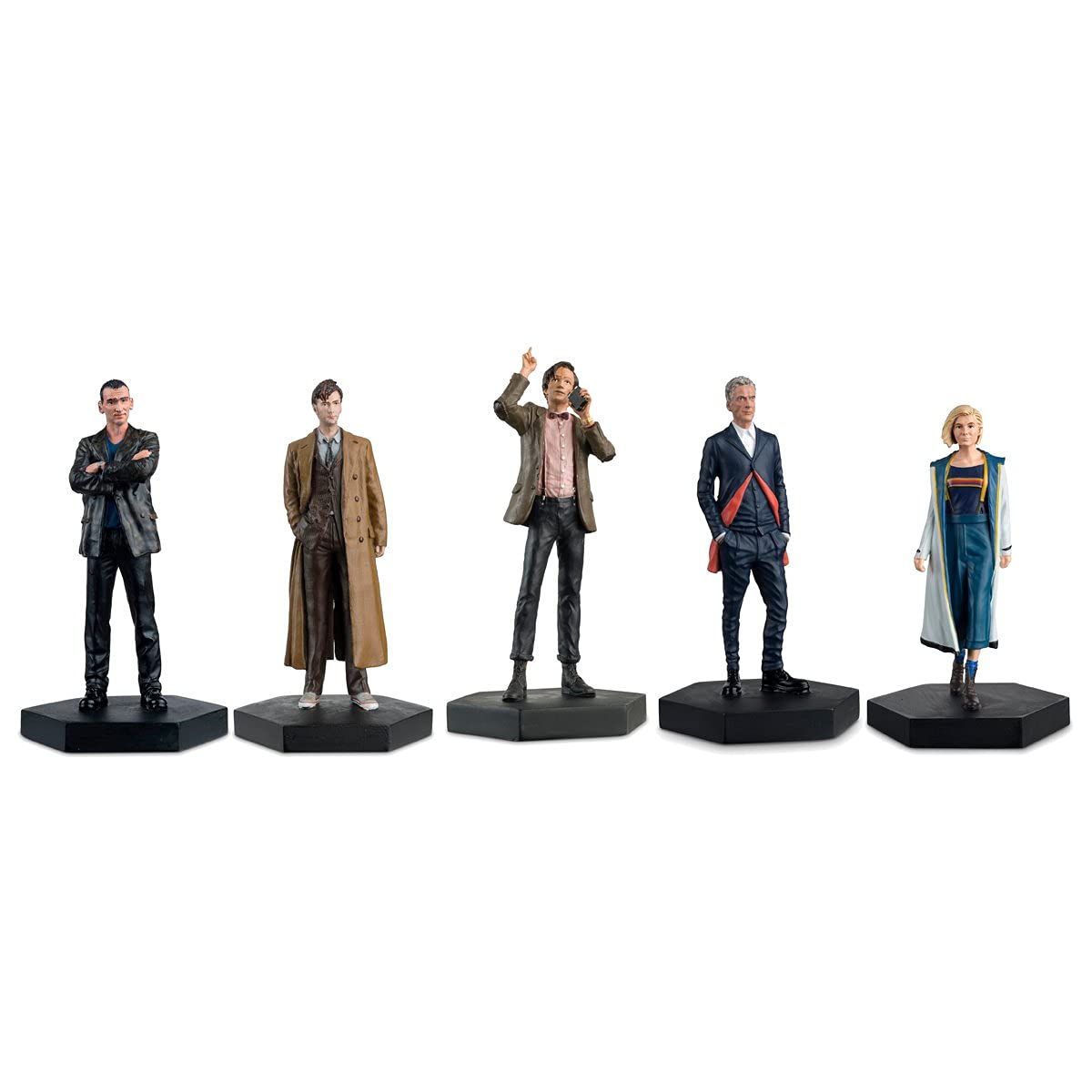 Eaglemoss The Doctors: Ninth to Thirteenth Figurine Boxset