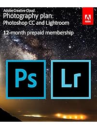 Adobe Creative Cloud Photography plan (Photoshop CC + Lightroom) [Prepaid Card]
