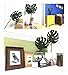 HNXZL 2 Pcs Artificial Monstera Plant Tropical palm Leaf Fake Flowers for Living Room Table Wedding Party Home Decorations