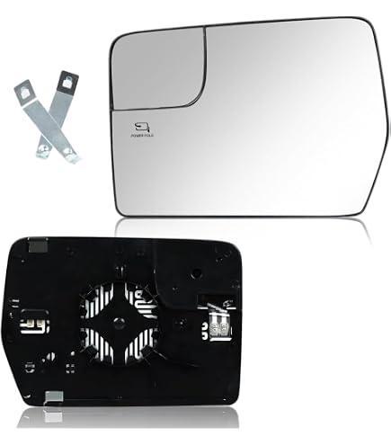 Vetro Specchietto Retrovisore Riscaldato Lato Guida Per Ford F150 2011-2014, Convesso Con Supporto, Ricambio BL3Z-17K707-E