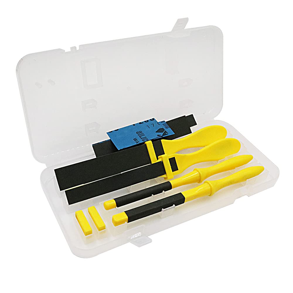 CENPEK Sandpaper Polishing Kit Sanding Tool with Plastic Sandpaper Stick