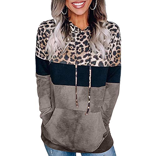 51YqnLH2XnL iMixCity Sudadera con Capucha de Patchwork con Estampado de Leopardo para Mujer Sudadera con Capucha de Bloque de Color… iMixCity Sudadera con Capucha de Patchwork con Estampado de Leopardo para Mujer Sudadera con Capucha de Bloque de Color… - Imagen 6