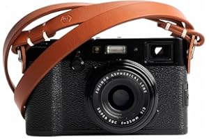 Evergreen Genuine Leather Minimalist Neck Shoulder Slim Camera Strap