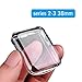 Ailun Series 2 3 38mm Case Compatible Apple Watch Screen Protector Overall All Around TPU Protective Cover Clear Ultra Thin for Apple Watch Series 2 and Series 3