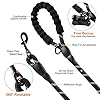 JBYAMUK-5-FT-Strong-Dog-Lead-with-Comfortable-Padded-Handle-and-Highly-Reflective-Threads-for-Small-Medium-and-Large-Dogs-5-FT-Black JBYAMUK 5 FT Strong Dog Lead with Comfortable Padded Handle and Highly Reflective Threads for Small, Medium and Large…
