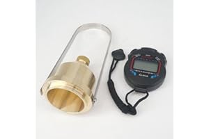 Paint Viscosity Cup Viscometer Flow Cup Stopwatch Mixing Thinning Tool Viscosity Test Cup 4# Measurement Instrument Golden