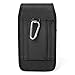 Kingsource iPhone 8 iPhone 7 6 6S 4.7 inches holster--Heavy Duty Rugged Nylon Canvas Protective Carrying Cell Phone Case Pouch (with Metal hook) Will only fit with a skin silicone case on