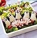 YunKo Rice Mold Onigiri Shaper and Dry Roasted Seaweed Cutter Set, Baby Penguin