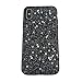 NCX tech iPhone X Case, Shockproof Anti-Scratch Hybrid Protective Cover with Glitter Star Metallic Foil for iPhone X (Black)