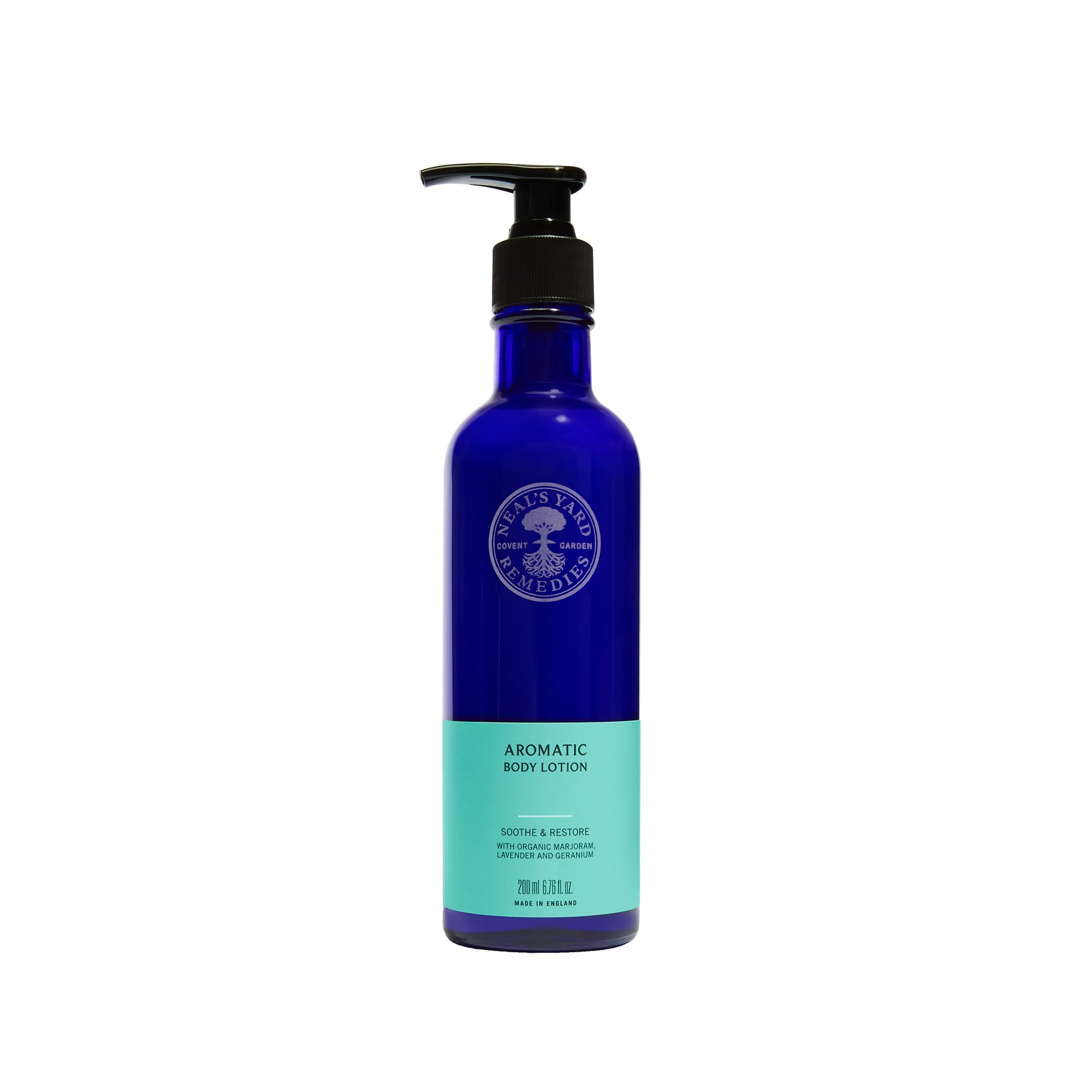 Neal's Yard Remedies | Aromatic Body Lotion | Moisturising Skincare Gift for Women | Soothing Scent of Geranium & Lavender Essential Oils | 200ml