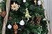 Sea Team 72-Pack Assorted Shatterproof Forest Theme Christmas Ball Ornaments Set Decorative Baubles Pendants with Reusable Hand-held Gift Package for Xmas Tree (Green & Bronze)