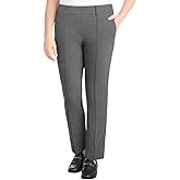 Hilary Radley Women's Pull-On Pant with Built-in Tummy Control Panel