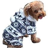 Puggy Clothes,Haoricu autumn Stylish Pet Dog Warm Clothes Puppy Jumpsuit Hoodie Coat Doggy Apparel Hoodies Costume Apparel (XXL (M, Gray)