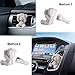 Car Diffuser Vent Clip Car Diffuser Essential Oils DIY Car Diffuser Decoration High Absorptivity Plaster Lovely Bear (Gray)