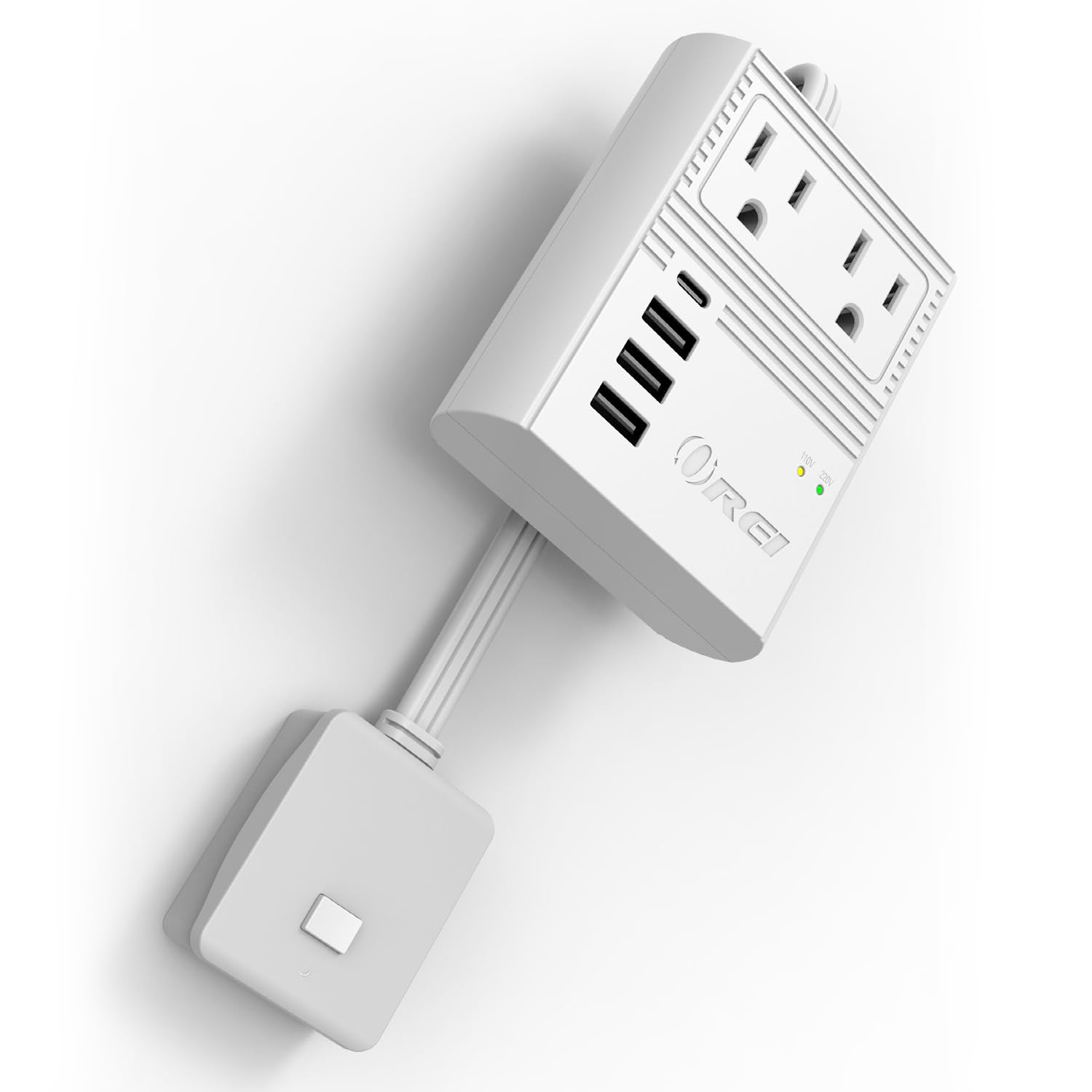 OREI Universal Travel Plug Adapter M8 Max, Compatible for Europe, Asia, China, Japan, Africa - Ideal for Smartphones, Tablets, Cameras, and More