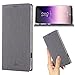 DLHLLC Galaxy S8 Plus Case,Premium Leather PU Wallet Smart Flip Case with Stand Kickstand Card Holder Magnetic Closure TPU Bumper Full Cover Slim Leather Case for Samsung Galaxy S8 Plus (Gray)