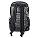 Deluxe See Through Mesh Backpack with Bungee Cord & Adjustable Padded Straps for Swimming, Travel (Black)