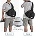 Caden DSLR Camera Sling Bag for 1 Camera, 3 Lens, Tripod, Rain Cover (Canon Nikon Sony Pentax)