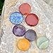 Set of 7 Disc Chakra Set - Chakra Stones - Reiki Healing Crystal 7 Chakra Stones (32mm)