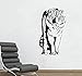 Tiger Standing large Wall Decal 22