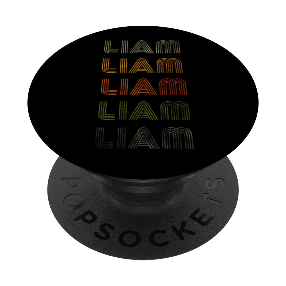 Love Heart Liam Tee Grunge/Vintage Style Black Liam PopSockets Swappable PopGrip