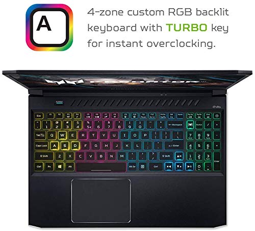 Acer Predator Helios 300 Gaming Laptop, i7-10750H, 15.6