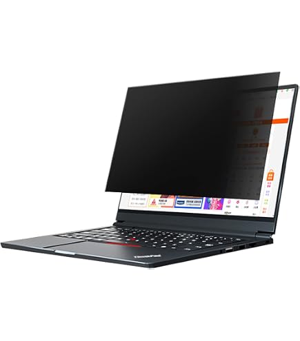 upscreen Pellicola Privacy per Lenovo ThinkPad E14 Gen 5 Anti-Spy