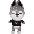 Skzoo Plush Doll Cute Plush Toy Soft Stuffed Animals Toys for Kids Children Gift （7.8inch） (Grey Wolf)