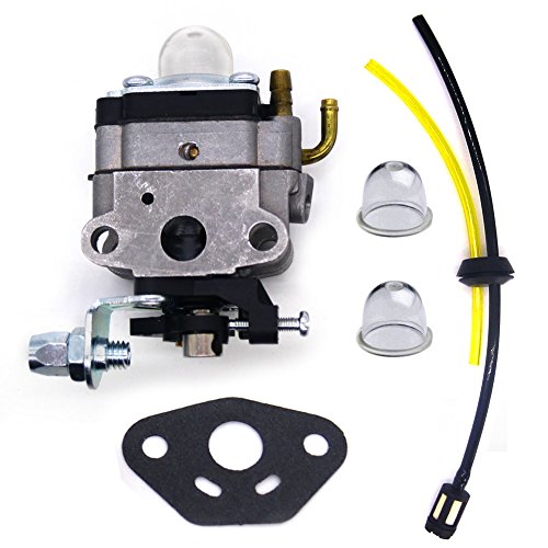 FitBest Carburetor with Fuel Line kit for Honda GX31 GX22 FG100 Little Wonder Mantis Tiller TB26TB TB475SS TROY-BILT Gas Trimmer