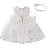 Baby Girl Lace Tutu Dress Infant Toddler Wedding Flower Girl Dress First Birthday Formal Pageant Christening Dresses