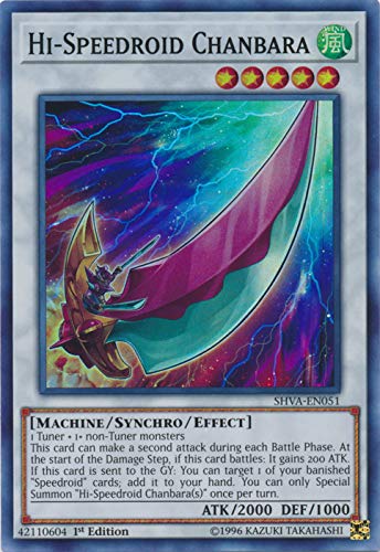 Yu-Gi-Oh! - Hi-Speedroid Chanbara - SHVA-EN051 - Super Rare - 1st Edition - Shadows in Valhalla