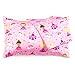 Set of 2 Pillowcases, Princess Print Pillow Covers for Toddler/Travel Pillows