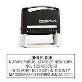New York Notary Self-Inking Rubber Stamp - Meets State Specifications