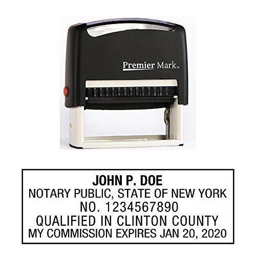 New York Notary Self-Inking Rubber Stamp - Meets State Specifications