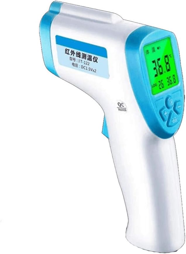 IR Forehead Ear Body Temperature Measurement Tool,Portable Childrens Temperature Gun for Baby, Kids, Adults with Infrared Digital Thermometer(Random Style)