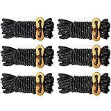 LEOCFY 6 Pack 4mm Outdoor Guy Lines Tent Cords