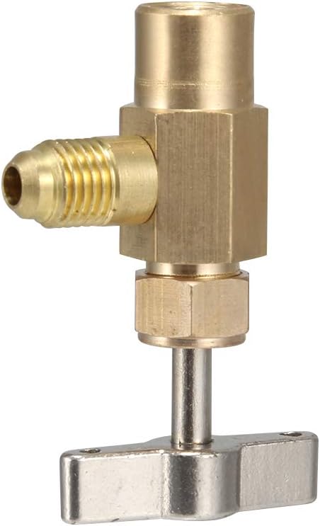 MongKok Car Coolant Tap R-134 AC Threaded Valve Tool Tapper Opener Connector Can Dispensing