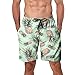 Alistyle Mens 3D Print Graphic Medium Length Summer Casual Athletic Beach Swimming Vacation Surfing Shorts