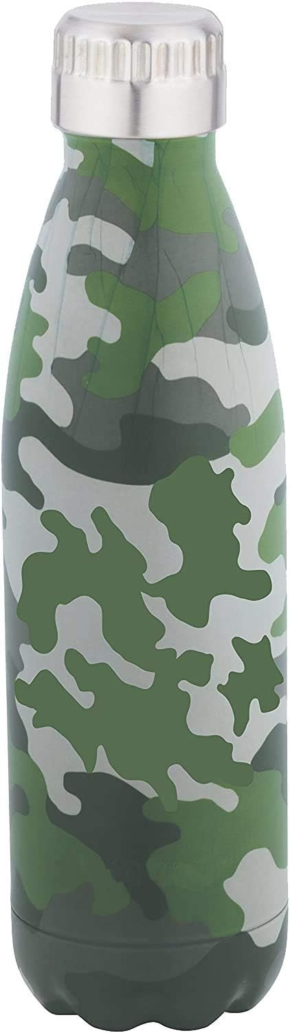 Vast Vantages - HydraCore (17 Oz.) 18/8 Stainless Steel Double-Wall Copper Lined Vacuum Insulated Water Bottle & Modern Retro Twist-Off Lid [24-Hr. Cold & 16-Hr. Hot]&hellip;