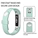 Fundro Compatible Fitbit Alta Bands, 10-Pack Soft Silicone Replacement Classic Bands Large Small Available in Varied Colors Fitbit Alta HR an (B# 10-Pack, Small (6.2